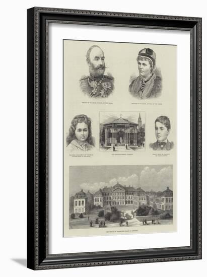 Royal Wedding of Prince Leopold and Princess Helena-Frank Watkins-Framed Giclee Print