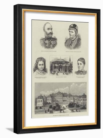 Royal Wedding of Prince Leopold and Princess Helena-Frank Watkins-Framed Giclee Print