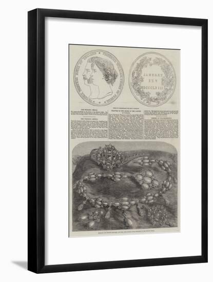 Royal Wedding of Victoria, Princess Royal, and Frederick III of Germany-null-Framed Giclee Print