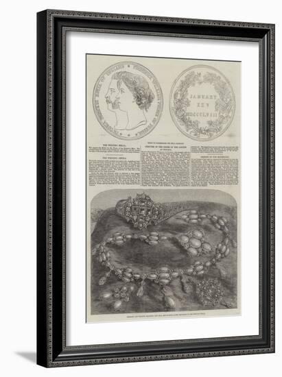 Royal Wedding of Victoria, Princess Royal, and Frederick III of Germany-null-Framed Giclee Print