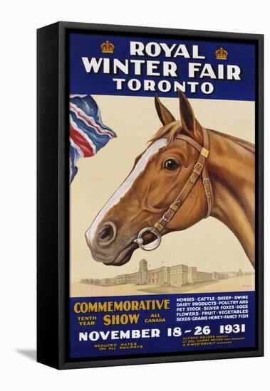 Royal Winter Fair Toronto Poster-J.B. Massie-Framed Premier Image Canvas