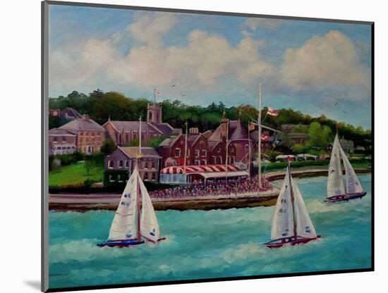 Royal Yacht Squadron, 2021 (Oil on Canvas)-Lee Campbell-Mounted Giclee Print