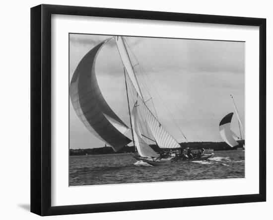 Royal Yacht Squadron Yacht Club-George Silk-Framed Photographic Print