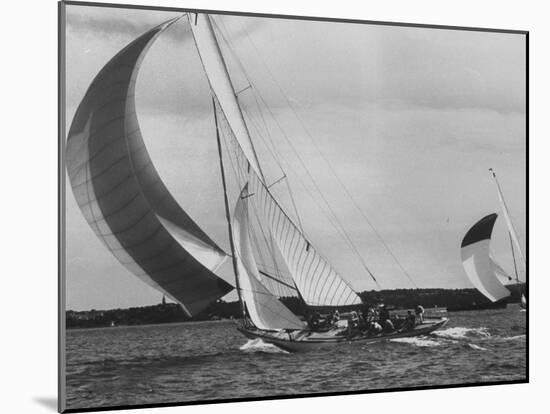 Royal Yacht Squadron Yacht Club-George Silk-Mounted Photographic Print