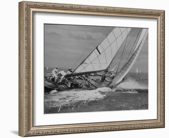 Royal Yacht Squadron Yacht Club-George Silk-Framed Photographic Print