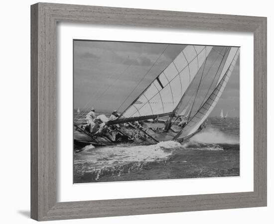 Royal Yacht Squadron Yacht Club-George Silk-Framed Photographic Print