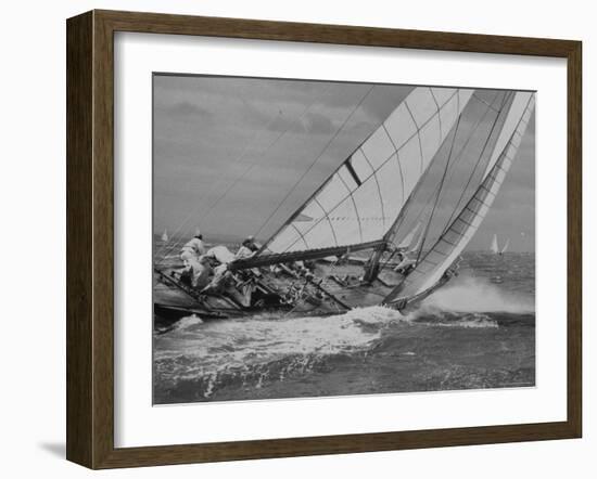 Royal Yacht Squadron Yacht Club-George Silk-Framed Photographic Print