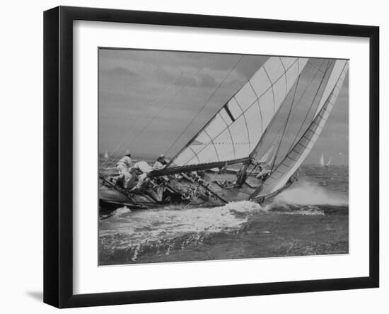 Royal Yacht Squadron Yacht Club-George Silk-Framed Photographic Print