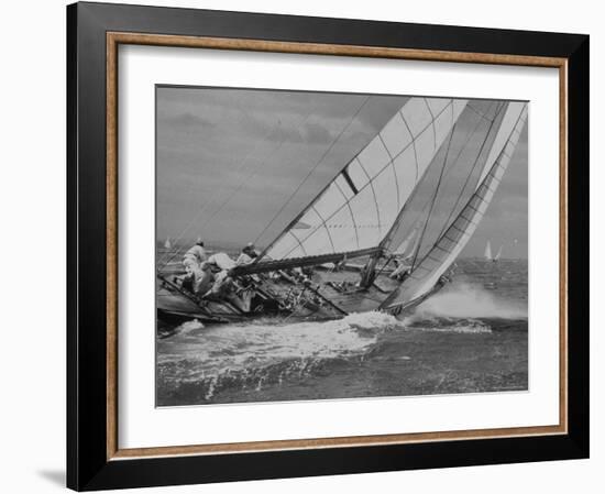 Royal Yacht Squadron Yacht Club-George Silk-Framed Photographic Print