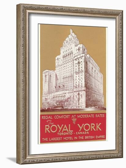 Royal York Hotel, Toronto-null-Framed Art Print