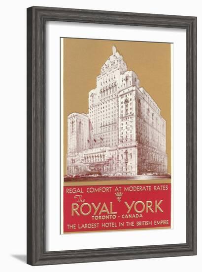 Royal York Hotel, Toronto-null-Framed Art Print