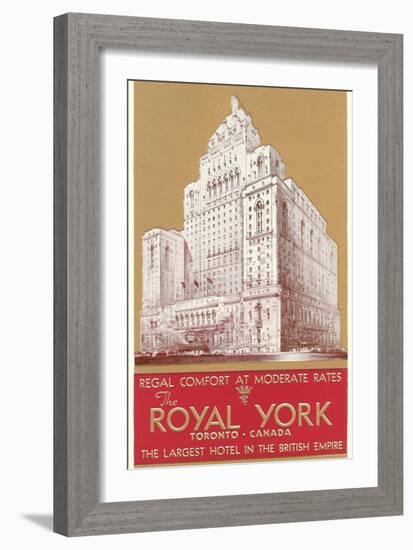 Royal York Hotel, Toronto-null-Framed Art Print