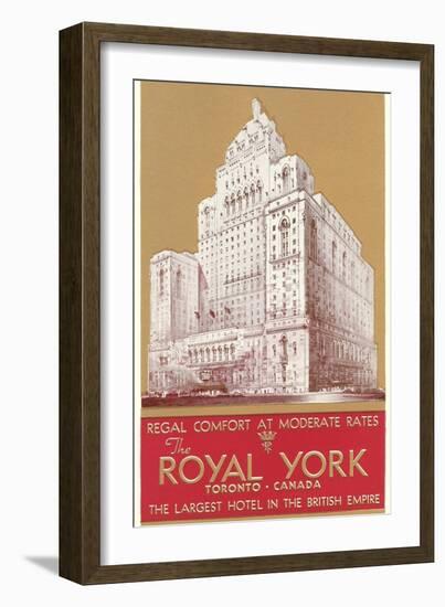 Royal York Hotel, Toronto-null-Framed Art Print