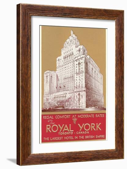 Royal York Hotel, Toronto-null-Framed Art Print