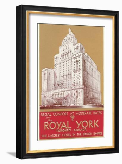 Royal York Hotel, Toronto-null-Framed Art Print