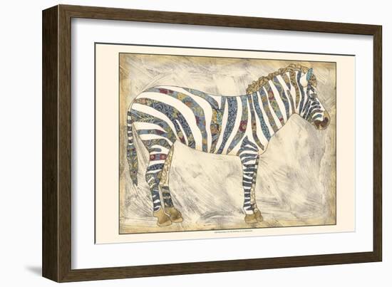 Royal Zebra-Chariklia Zarris-Framed Art Print