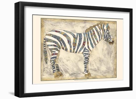 Royal Zebra-Chariklia Zarris-Framed Art Print