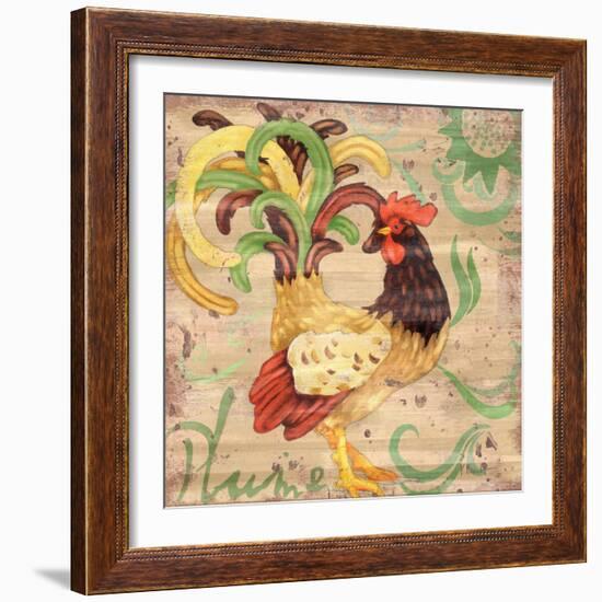 Royale Rooster III-Paul Brent-Framed Art Print