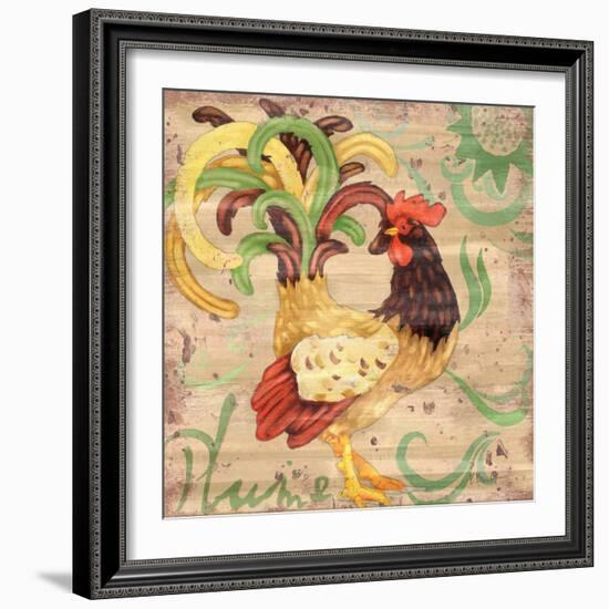 Royale Rooster III-Paul Brent-Framed Art Print