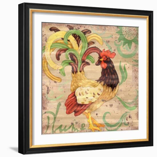 Royale Rooster III-Paul Brent-Framed Art Print