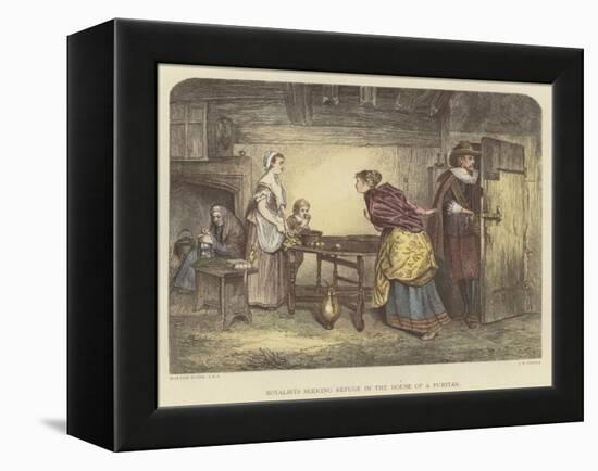 Royalists Seeking Refuge in the House of a Puritan-Marcus Stone-Framed Premier Image Canvas