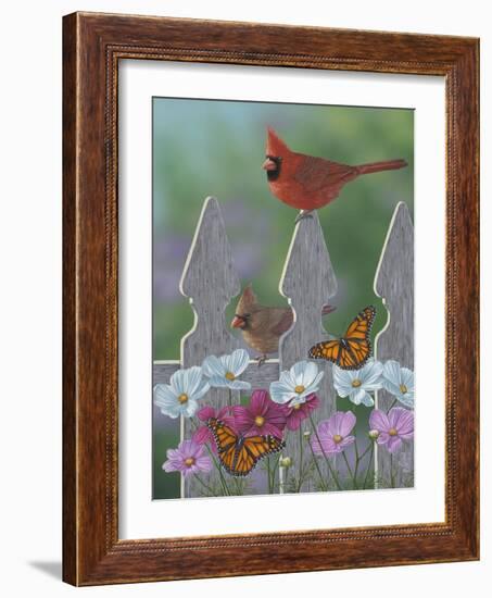 Royalty Cardinals Monarchs-Jeffrey Hoff-Framed Giclee Print