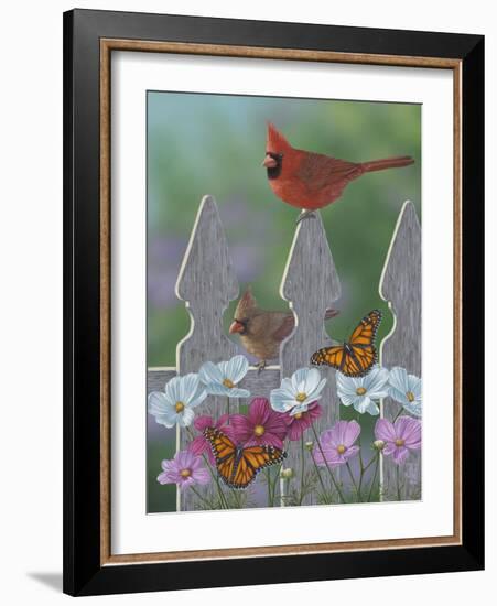 Royalty Cardinals Monarchs-Jeffrey Hoff-Framed Giclee Print