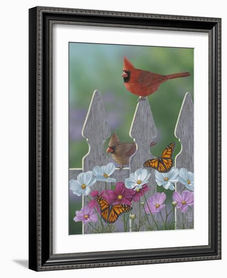 Royalty Cardinals Monarchs-Jeffrey Hoff-Framed Giclee Print