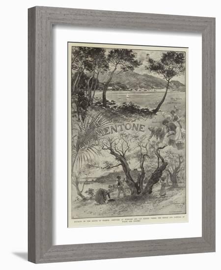 Royalty in South of France-Henry Edward Tidmarsh-Framed Giclee Print