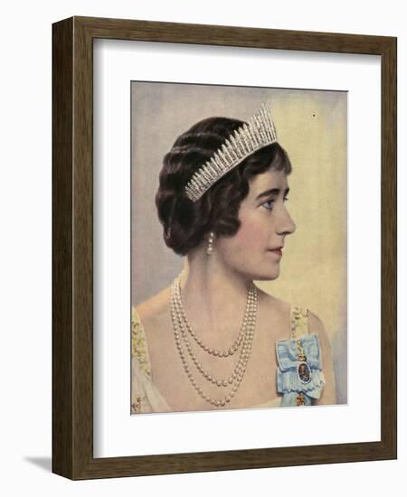 Royalty, Queen Elizabeth The Queen Mother, 1939, UK-null-Framed Giclee Print