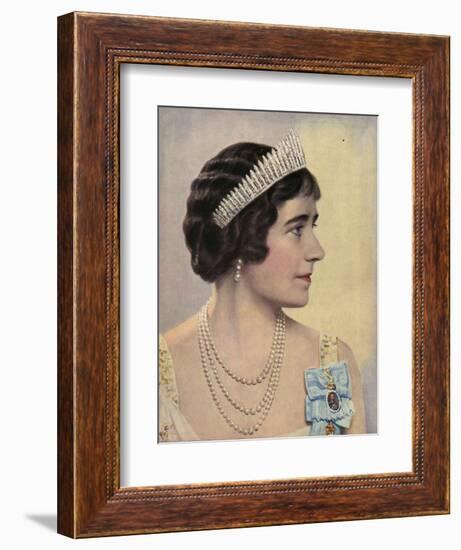 Royalty, Queen Elizabeth The Queen Mother, 1939, UK-null-Framed Giclee Print