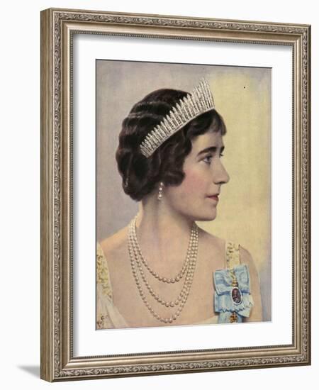 Royalty, Queen Elizabeth The Queen Mother, 1939, UK-null-Framed Giclee Print