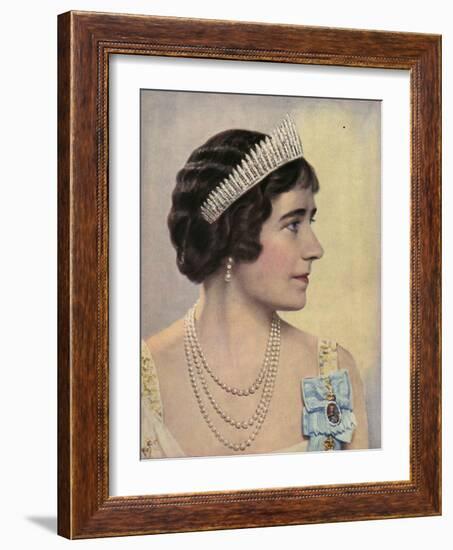 Royalty, Queen Elizabeth The Queen Mother, 1939, UK-null-Framed Giclee Print