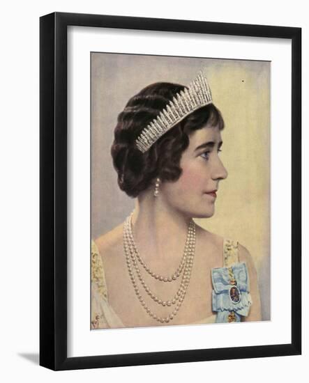 Royalty, Queen Elizabeth The Queen Mother, 1939, UK-null-Framed Giclee Print