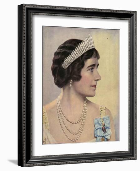 Royalty, Queen Elizabeth The Queen Mother, 1939, UK-null-Framed Giclee Print