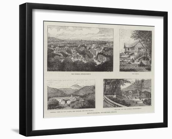 Royat-Les-Bains, Puy-De-Dome, France-null-Framed Giclee Print