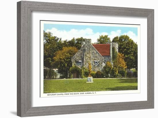 Roycroft Chapel, East Aurora-null-Framed Art Print