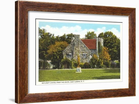 Roycroft Chapel, East Aurora-null-Framed Art Print