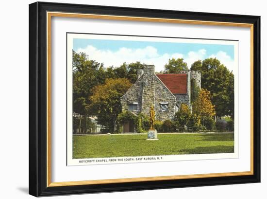 Roycroft Chapel, East Aurora-null-Framed Art Print