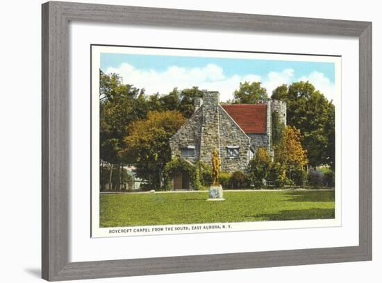 Roycroft Chapel, East Aurora-null-Framed Art Print