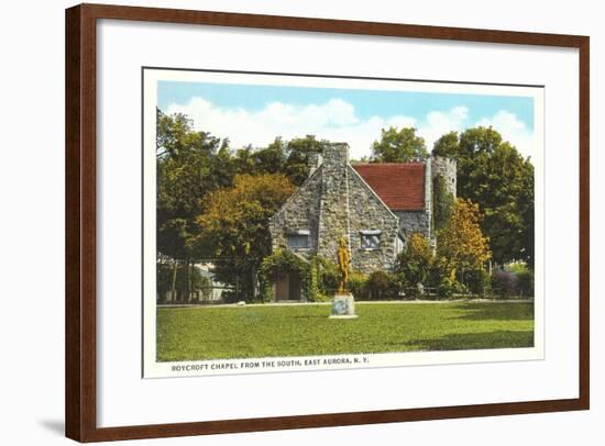 Roycroft Chapel, East Aurora-null-Framed Art Print