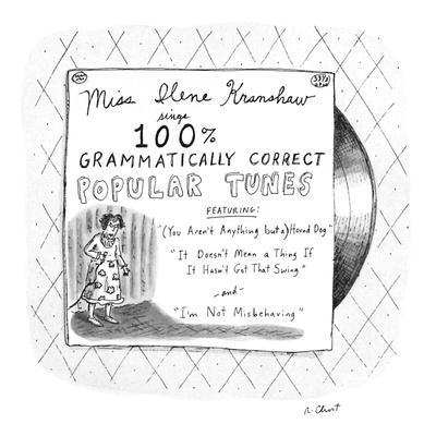 Grammatically Correct Pop Titles | Steve Hoffman Music Forums