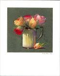 Vase with Rosebuds-Rozsika Hetyei-Ascenzi-Art Print