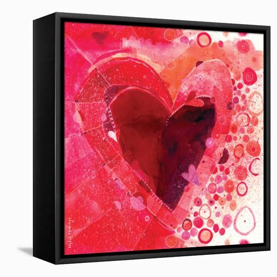 RR Heart 7-Robbin Rawlings-Framed Stretched Canvas
