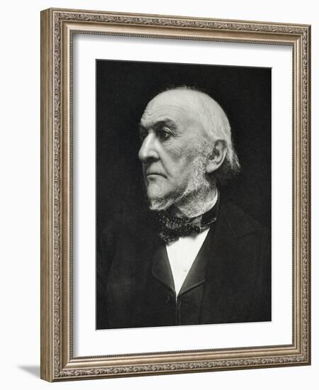 Rt Hon. William Gladstone PM in 1890-Eveleen W.H. Myers-Framed Photographic Print