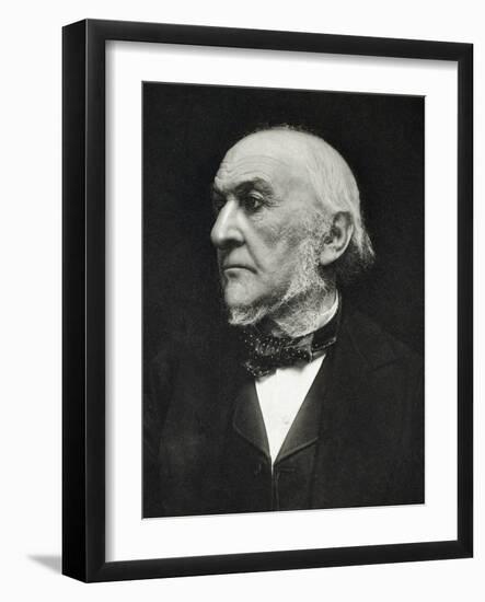 Rt Hon. William Gladstone PM in 1890-Eveleen W.H. Myers-Framed Photographic Print