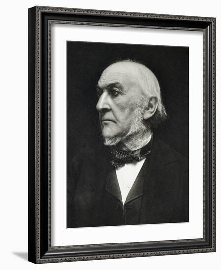 Rt Hon. William Gladstone PM in 1890-Eveleen W.H. Myers-Framed Photographic Print