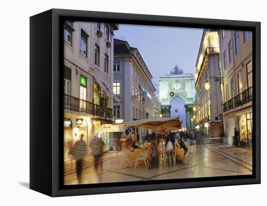 Rua Augusta, Lisbon, Portugal, Europe-Graham Lawrence-Framed Premier Image Canvas