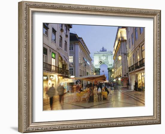 Rua Augusta, Lisbon, Portugal, Europe-Graham Lawrence-Framed Photographic Print