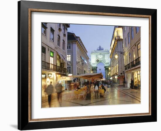 Rua Augusta, Lisbon, Portugal, Europe-Graham Lawrence-Framed Photographic Print